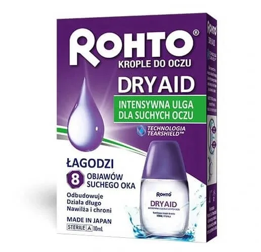 Picături oftalmologice Rohto Dry Aid, 10 ml — preț și oferte