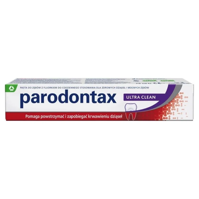 Parodontax Ultra Clean pastă de dinți împotriva sângerării gingiilor, 75 ml — preț și oferte
