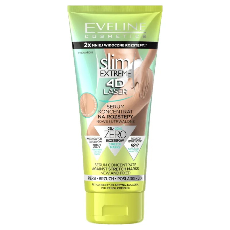 Eveline Cosmetics Slim Extreme 4D Laser Serum concentrat pentru vergeturi, 150 ml — preț și oferte