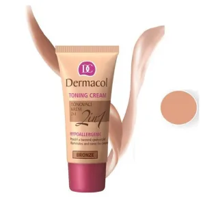 Cremă hidratantă și fond de ten Dermacol Bronze, 30 ml