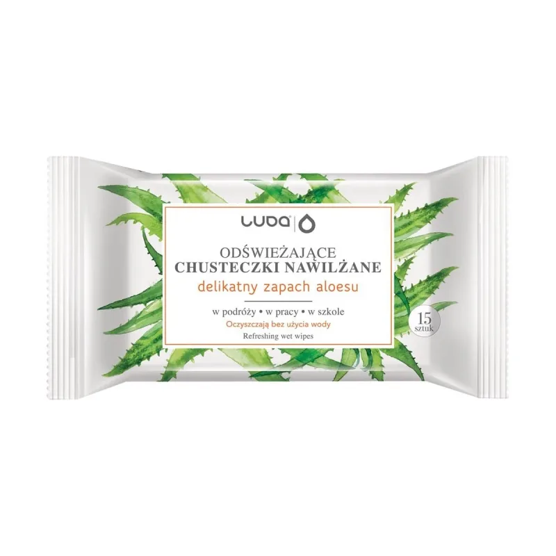 Luba Șervețele umede răcoritoare cu Aloe vera, 15 bucăți — preț și oferte