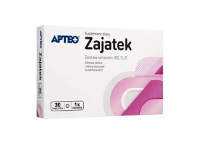 Apteo Zajatek vitamina B2 + C + E, 30 comprimate