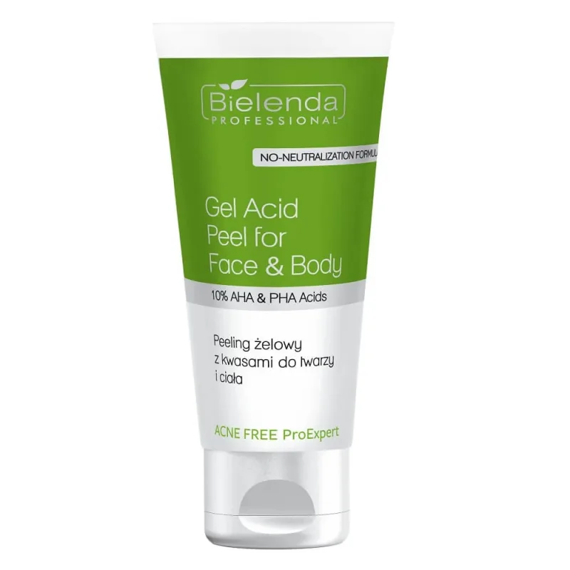 Bielenda Professional Gel scrub cu acizi pentru față și corp, 150 ml — preț și oferte