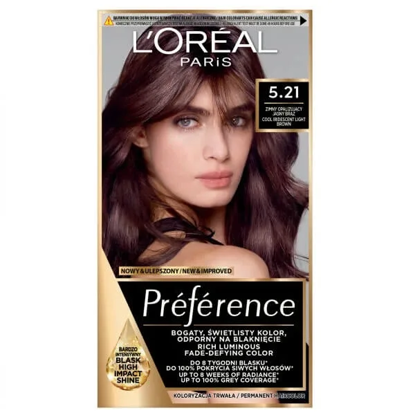 L Oreal Paris Preference Culoarea părului 5.21 Light Brown — preț și oferte