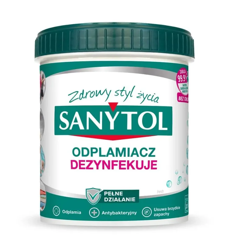 Sanytol Disinfectant pudră de îndepărtare a petelor pentru țesături albe și colorate, 450 g — preț și oferte