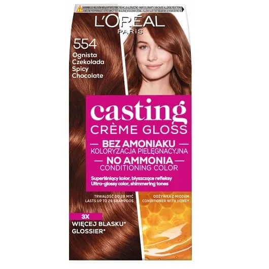 L oreal Casting Colour 554 Fiery Chocolate L'Oréal Paris — preț și oferte