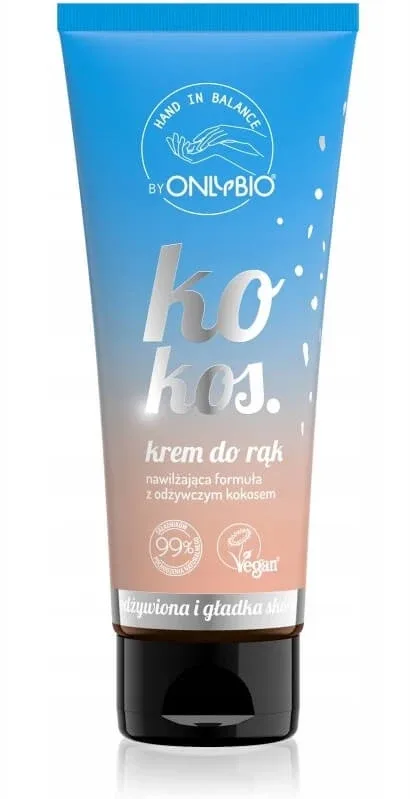 OnlyBio Cremă de mâini hidratantă cu nucă de cocos, 50 ml — preț și oferte
