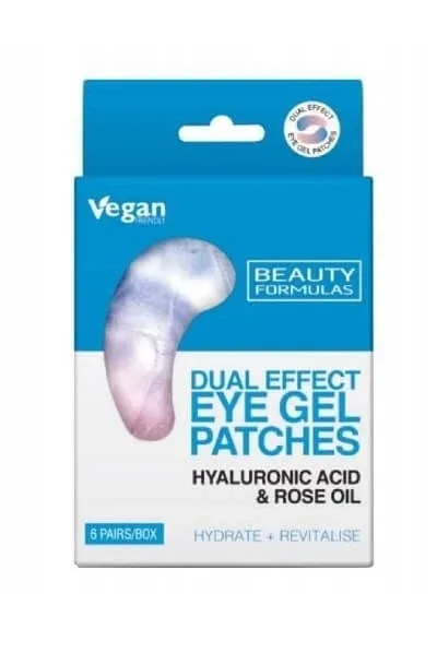 Beauty Formulas Plasturi gel pentru ochi Acid hialuronic amp; Ulei de trandafir, 6 perechi — preț și oferte
