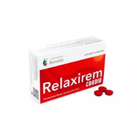 Relaxirem Cardio, 30 comprimate, Remedia Lab. Remedia — preț și oferte