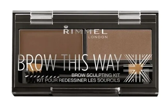 Rimmel Brow This Way Brow Sculpting Kit 002 Medium Brown, 1.3g Rimmel London — preț și oferte
