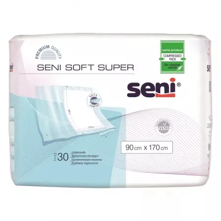 Aleze de Protectie Soft Super Seni, 90 cm x 170 cm, 30 Bucati — preț și oferte
