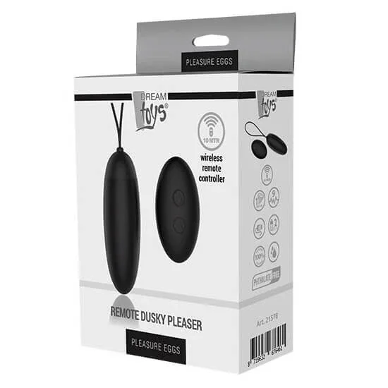 Dream Toys Pleasure Eggs Remote Dusky Pleaser Egg cu telecomandă Negru — preț și oferte