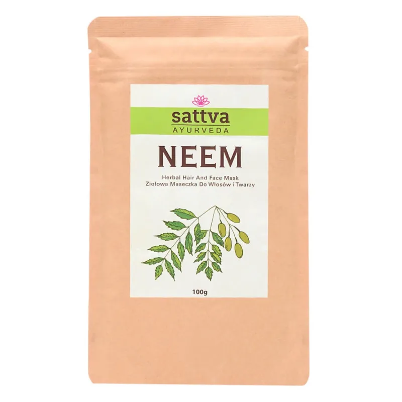 Sattva, Neem Mască de păr și față pe bază de plante, 100 g Sattva Ayurveda — preț și oferte
