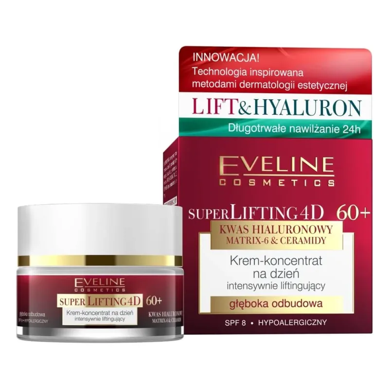 Eveline Cosmetics Intensive lifting day cream-concentrat 60+, 50 ml — preț și oferte