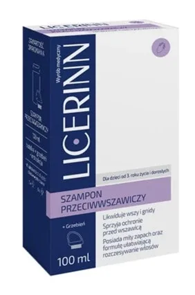 Licerinn, Șampon pentru controlul păduchilor, 100 ml