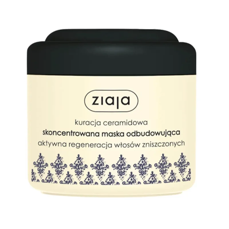 Ziaja Kuracja Ceramidowa Odbudowa Maska păr deteriorat, 200 ml — preț și oferte