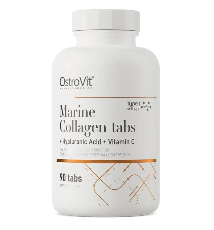 Colagen marin OstroVit + acid hialuronic + vitamina C, 90 comprimate — preț și oferte