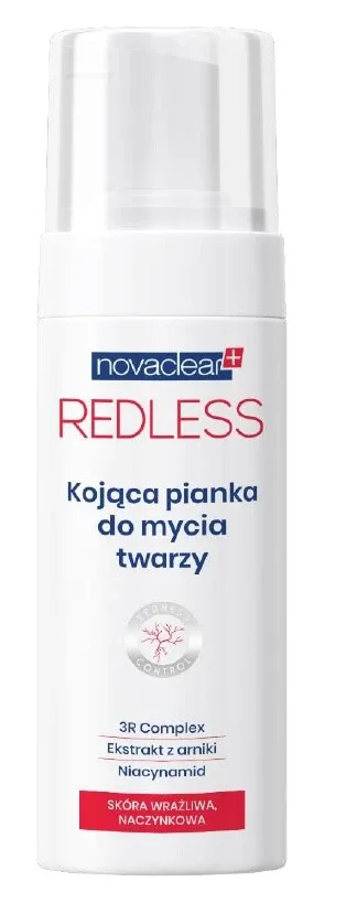 Novaclear, Spumă de curățare facială liniștitoare Redless, 100 ml — preț și oferte