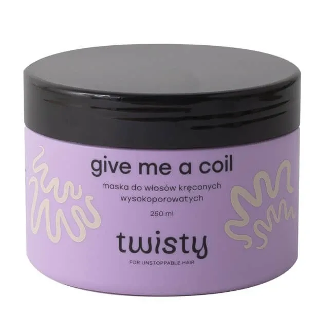 Twisty Give Me A Coil Mask pentru păr creț, foarte poros, 250 ml — preț și oferte