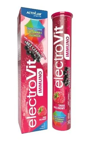 ElectroVit Immuno aromă de zmeură, 20 comprimate efervescente Activlab — preț și oferte