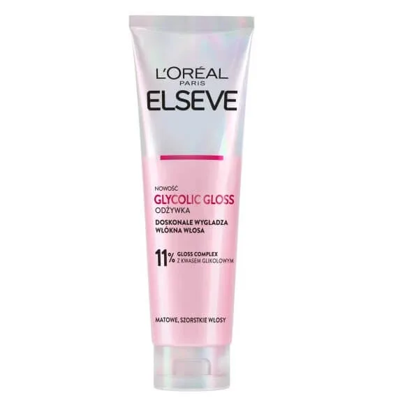 L Oreal Paris Elseve Glycolic Gloss Balsam pentru păr aspru și tern, 150 ml — preț și oferte