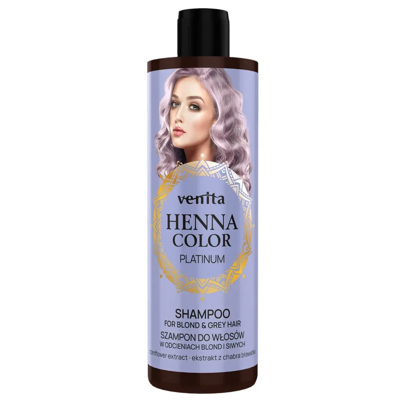 Venita Henna Color Platinum Șampon pentru păr blond și gri, 300 ml — preț și oferte