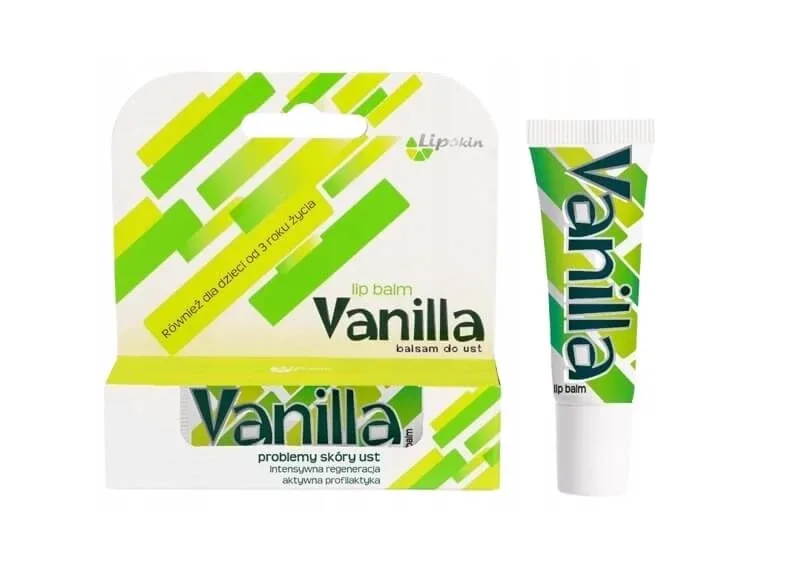 Lipskin Vanilla Balsam de buze pentru copii cu vârsta de peste 3 ani, 8 g — preț și oferte