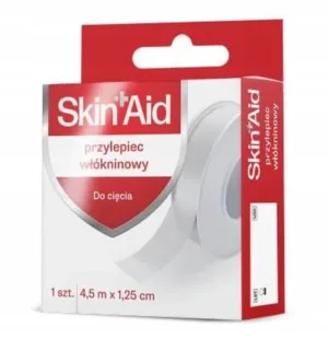 Skin Aid Adeziv nețesut 4,5 m x 1,25 cm, 1 buc