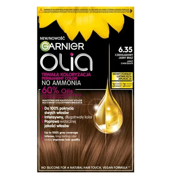 Garnier Olia Culoarea părului 6.35 Ciocolată maro deschis — preț și oferte
