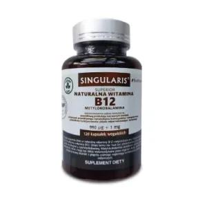 Singularis, vitamina B12 Metilcobalamina 990 µg + 1 mg BioPerine, 120 capsule