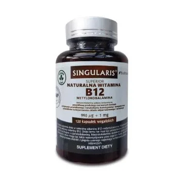 Singularis, vitamina B12 Metilcobalamina 990 µg + 1 mg BioPerine, 120 capsule — preț și oferte
