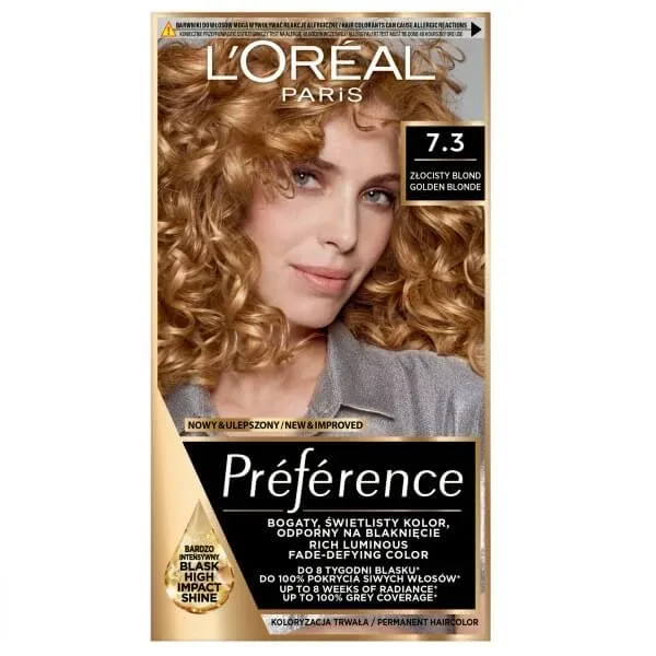 L Oreal Paris Preference Culoare de păr 7.3 Blond auriu — preț și oferte
