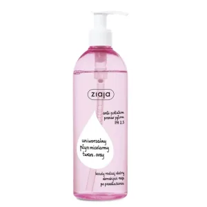 Ziaja Universal Micellar Liquid pentru îndepărtarea machiajului de pe față și ochi, 390 ml