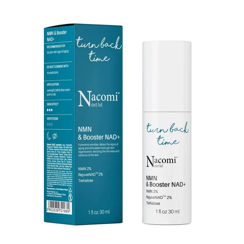 Nacomi Next Level NMN amp; NAD+ Booster, 30 ml — preț și oferte