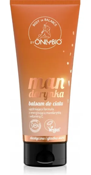 Loțiune de corp OnlyBio Body in Balance Tangerine, 200 ml