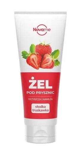 Novame, Gel de duș, căpșuni dulci, 250 ml — preț și oferte