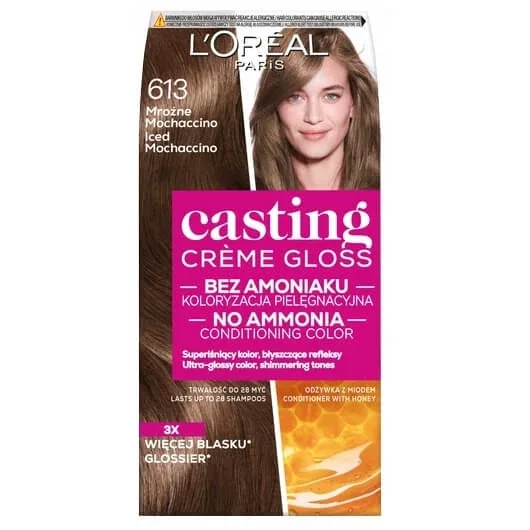 Vopsea de păr L oreal Casting 613 Frosty Mochaccino, 1 buc L'Oréal Paris — preț și oferte