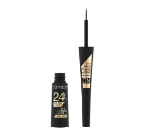 Catrice 24H Brush Liner Eyeliner lichid 010 Ultra Black, 3ml