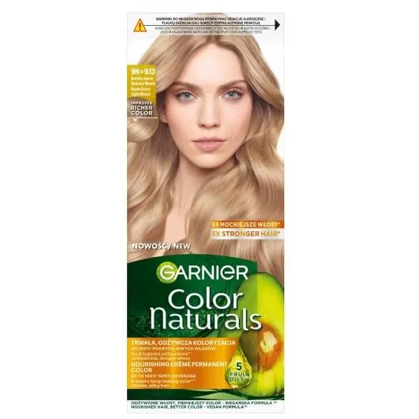 Garnier Color Naturals Nourishing Hair Colour 9N=9.13 Blond bej foarte deschis — preț și oferte