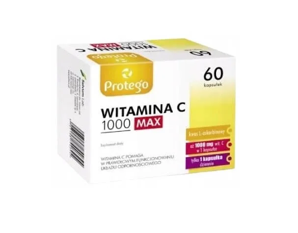 Protego Vitamina C 1000 Max, 60 capsule — preț și oferte