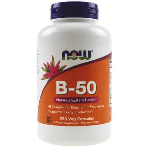 Now Foods B-50 complex vitamina B 250 capsule — preț și oferte
