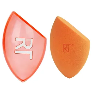 Real Techniques Miracle Complexion Sponge + cutie de călătorie pentru burete de machiaj + cutie de călătorie