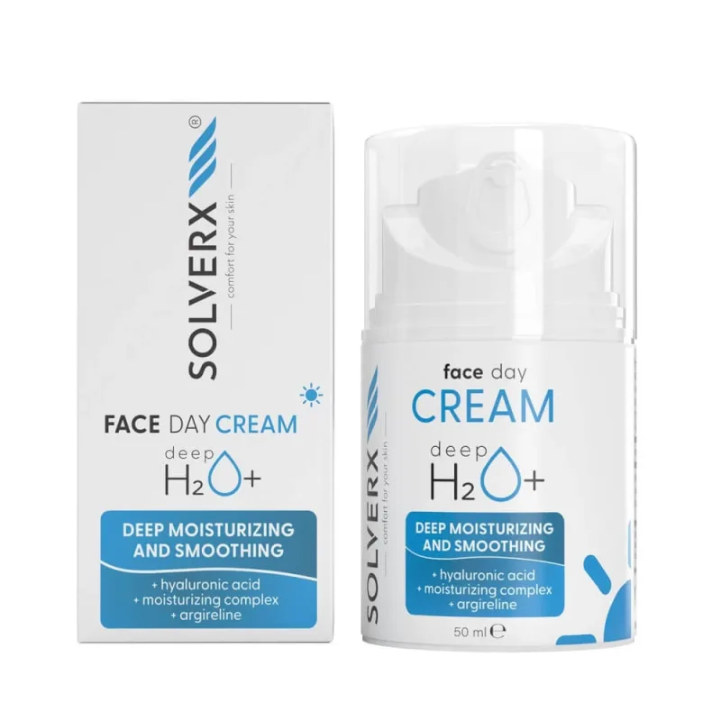 Solverx Deep H2O+ Cremă de zi, 50 ml — preț și oferte