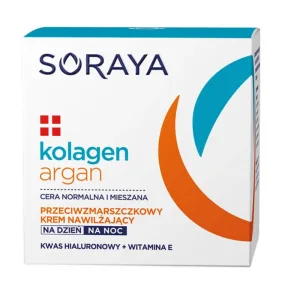Soraya Kolagen+Argan Cremă hidratantă antirid de zi/noapte, 50 ml