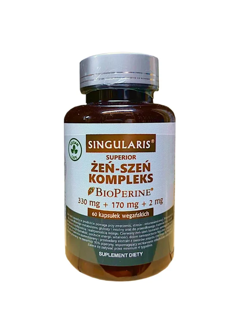 Singularis, Ginseng Bioperine Complex, 60 capsule — preț și oferte