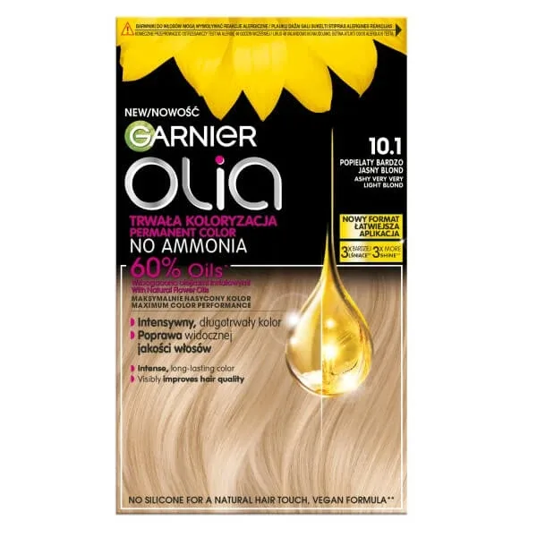 Garnier Olia Culoarea părului 10.1 Cenușă Blond foarte deschis — preț și oferte