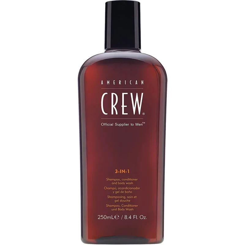 American Crew 3in1 Șampon, balsam și gel de corp Șampon, balsam și gel de corp, 250 ml — preț și oferte