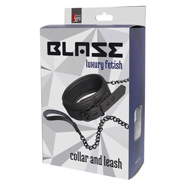 Dream Toys Colier cu lesă, negru, 1 buc — preț și oferte