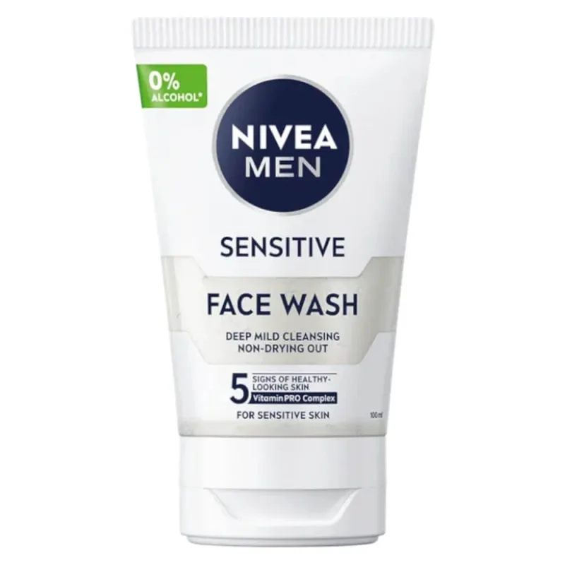 Nivea Men Gel de curățare facială sensibilă, 100 ml — preț și oferte