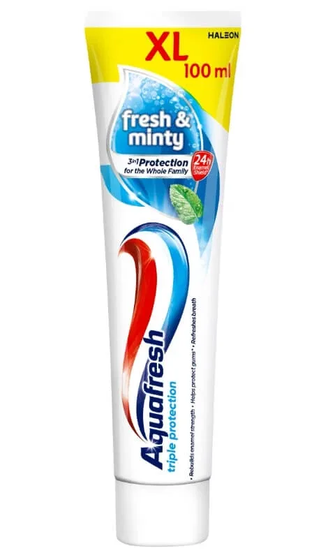 Aquafresh Triple Protection Mild amp; Minty pastă de dinți, 100ml — preț și oferte